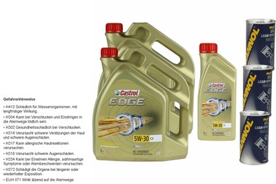 11L Olio Motore castrol edge 5W-30 C3 3x mannol Perdita