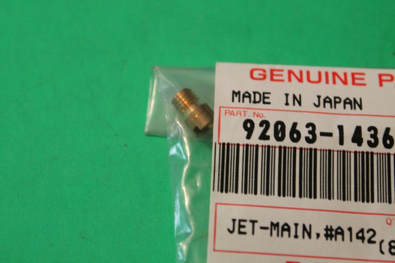NOS KAWASAKI 1998-1999 ZX6R MAIN JET # A142 PART# 92063-1436
