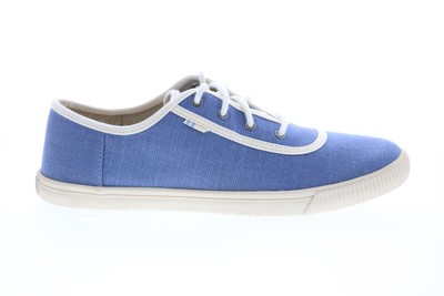 

Toms Carmel 10012422 Женские синие парусиновые кроссовки на шнуровке Lifestyle 8, Синий, Toms Carmel