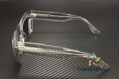 Pre-owned Bottega Veneta Bv1251s 003 Cat Eye Recycled Acetate Grey 52mm Women's Sunglasses In Gray