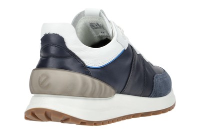 ECCO ECCO ASTIR HERRENSCHUHE - SPORTLICHE HALBSCHUHE - SCHNÜRSCHUHE BLAU NEU