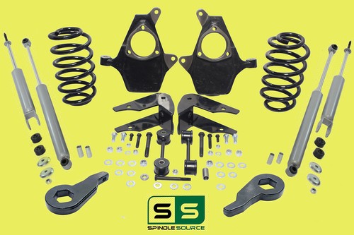 4/6"Drop Kit Front/Rear Shocks FOR 00-06 Chevy GMC Tahoe Yukon Escalade Suburban