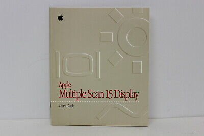 APPLE MULTIPLE SCAN 15 DISPLAY USER'S GUIDE 030-6309-A