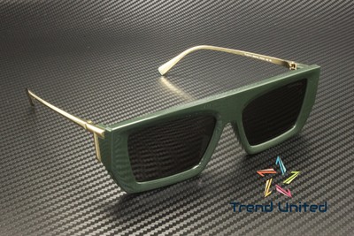 Pre-owned Tiffany & Co Tiffany Tf4214u 8390s4 Dark Emerald Dark Grey 54 Mm Women's Sunglasses In Gray
