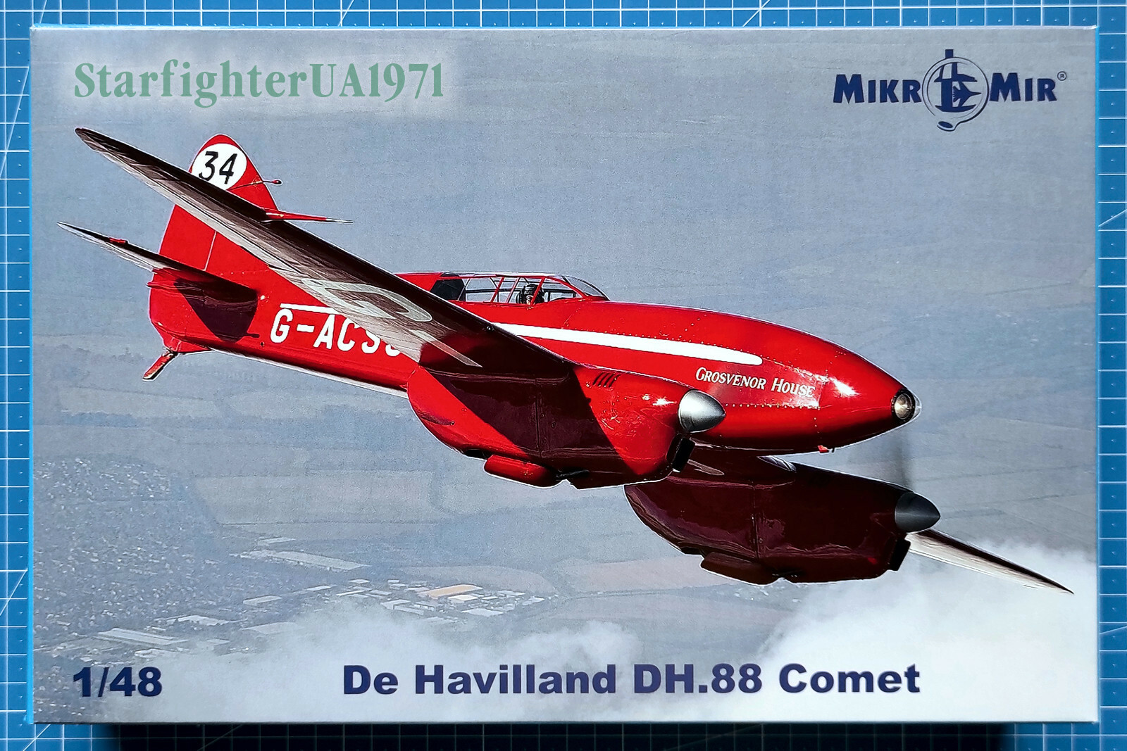 航空機・ヘリコプター Mikro Mir De Havilland DH.88 Comet 1/48 de Havilland DH.88 Comet 