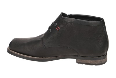 THINK THINK SCHUHE GURU SCHWARZ HERRENSTIEFELETTE ELEGANTE STIEFELETTEN 3-000503-0000