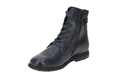 THINK THINK SCHUHE RENTO BLAU DAMEN STIEFELETTEN ELEGANTE STIEFELETTE 3-000843-8000