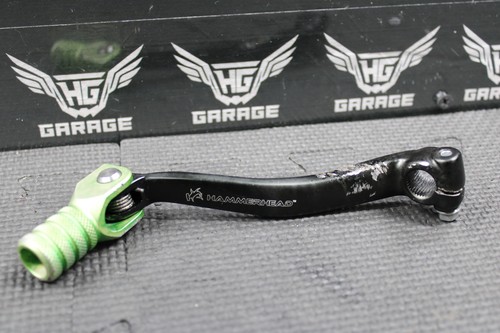 2009 09-11 KAWASAKI KX450F HAMMERHEAD FORGED GREEN SHIFT LEVER GEAR CHANGE PEDAL