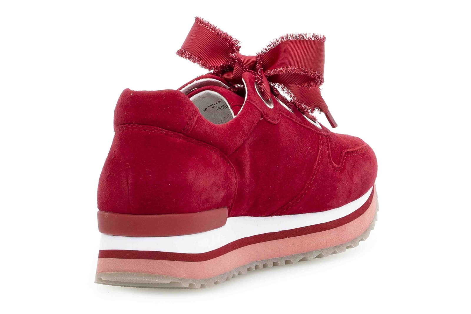 GABOR GABOR SNEAKER 26.445.48 DAMENSCHUHE ÜBERGRÖSSEN ROT