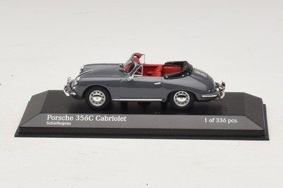 Porsche 356C Cabriolet Grey Minichamps 1:43 | 430062339