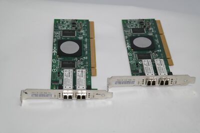 LOT 2X HP AB379B AB379-60101 PCI-X DUAL PORT BUS ADAPTER 4GB FC2410401-70