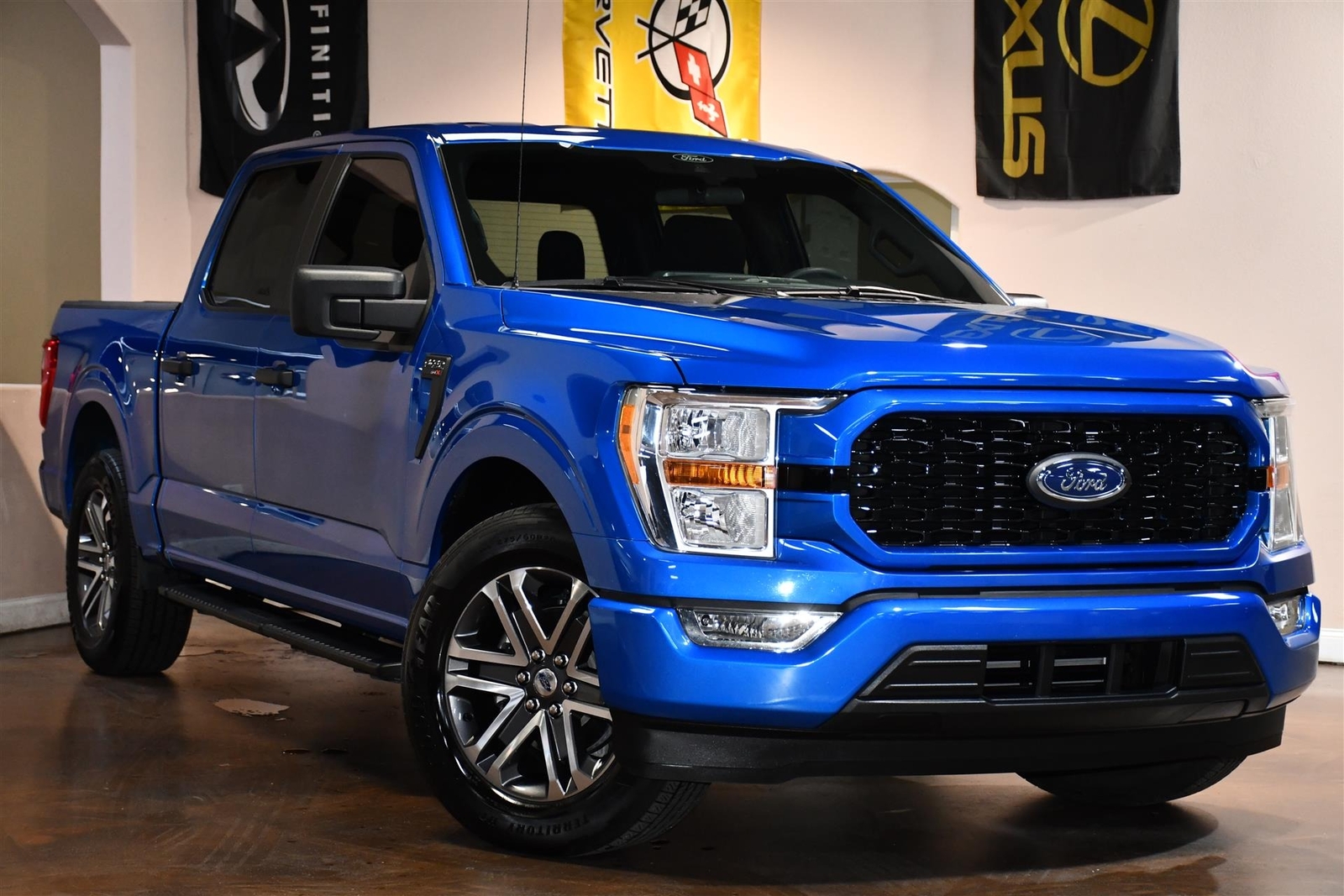 2021 Ford F150 Xl 23824 Miles Velocity Blue Truck Ecoboost 2.7l Twin