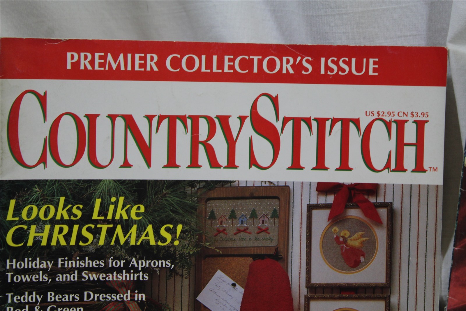 Lot of 2 Cross Stitch magazines Country Stitch Premier Crazy for Cross Stitch