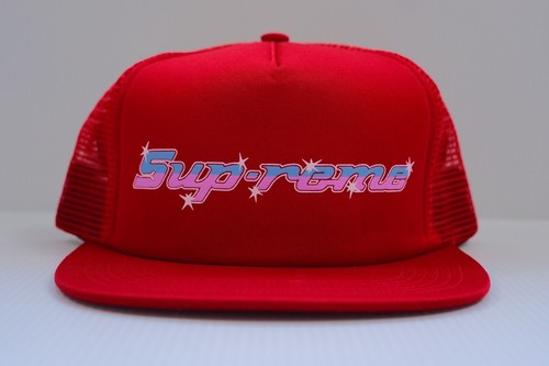 SUPREME SS16 WRENCH MESH BACK TRUCKER CAP RED BRAND NEW W