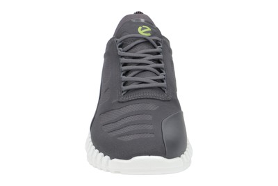 ECCO ECCO ZIPFLEX HERRENSCHUHE - SPORTLICHE HALBSCHUHE - SCHNÜRSCHUHE GRAU NEU