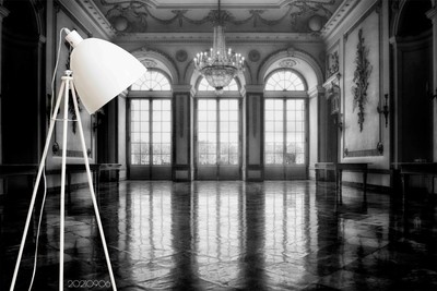 3D Window Architectural Grey Self-adhesive Removeable Wallpaper Wall Mural1