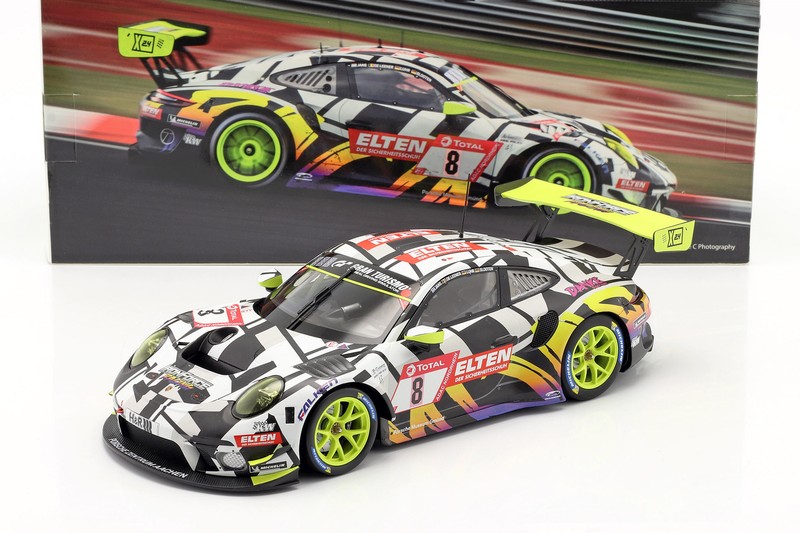 Porsche 911 Gt3 R #8 24h Nï¿½Rburgring 2019 Iron Force 1:18 Minichamps
