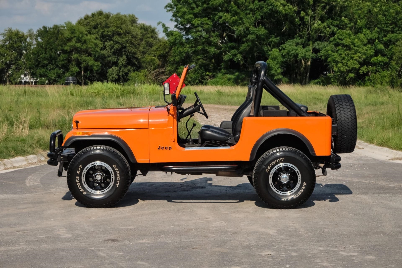 Owner 1983 Jeep CJ-7 Restored Orange