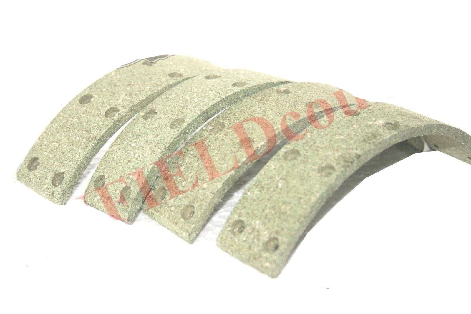 Front Rear Brake Linings Set Of 4 Unit With Rivets Ambassador Morris 