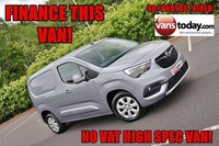 2019 Vauxhall Combo 1.5 Combo 2300 LE Nav S/S + Great Spec + No VAT Panel Van Di