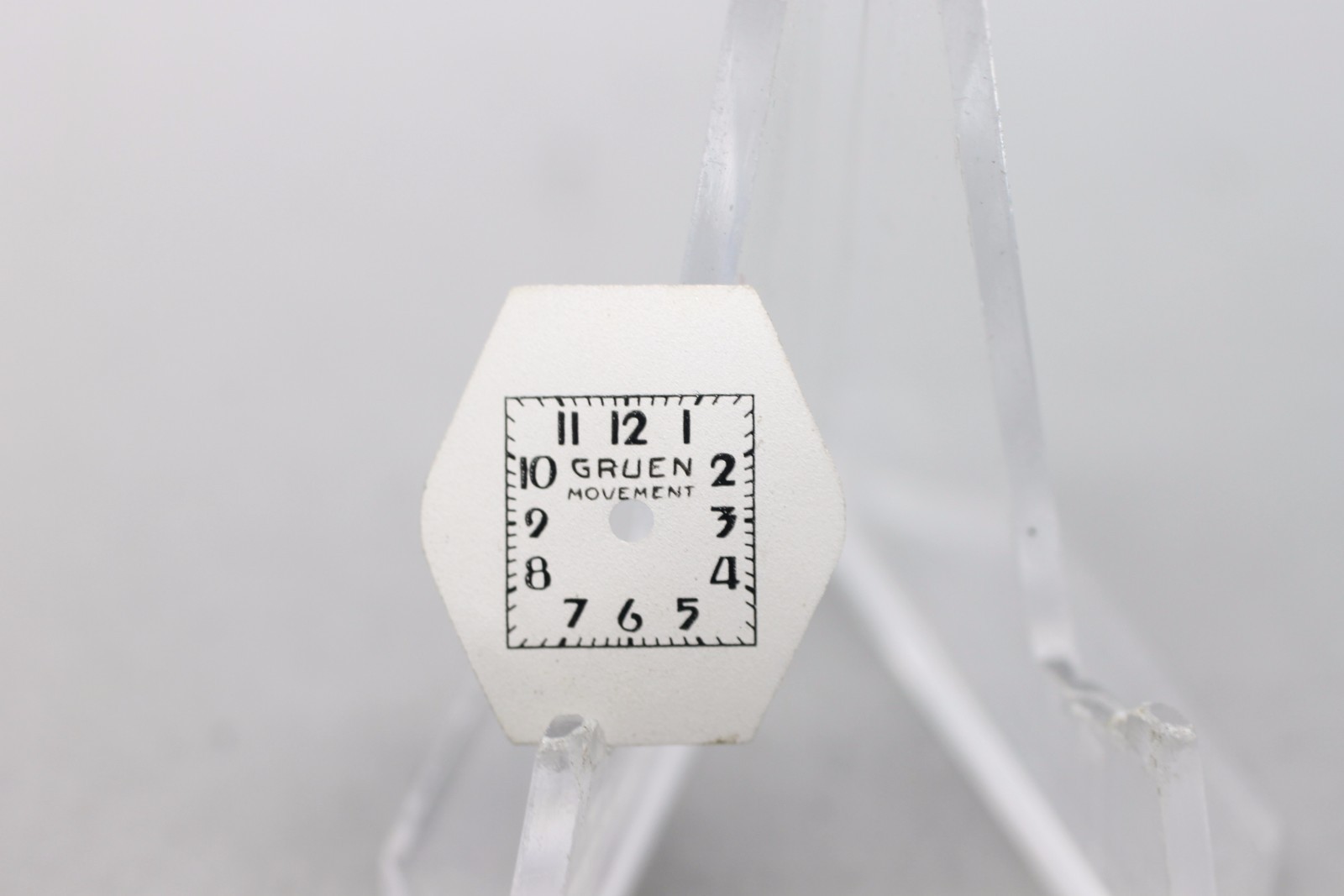 Vintage Original Gruen Hexagon 14 x 16mm Wrist Watch Dial