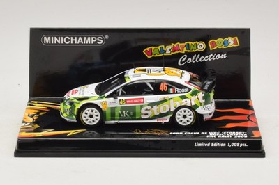 Ford Focus RS WRC #46 Rossi Cassina RAC Rally 2008 Minichamps 1:43