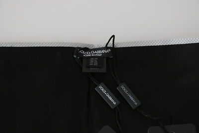 Pre-owned Dolce & Gabbana Cummerbund Gray Men Waist Belt 100% Silk S. It52 / Xl Rrp $450