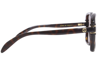 Pre-owned Gucci Gg1066s-002 Havana Havana Brown Sunglasses