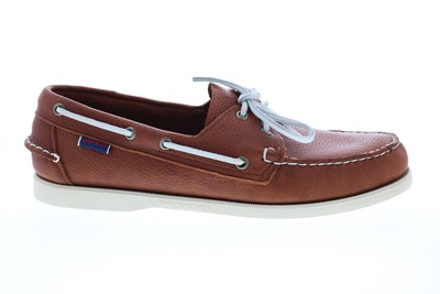 Мужские коричневые мокасины и слипоны Sebago Portland Tumbled 771111W Мокасины 9.5