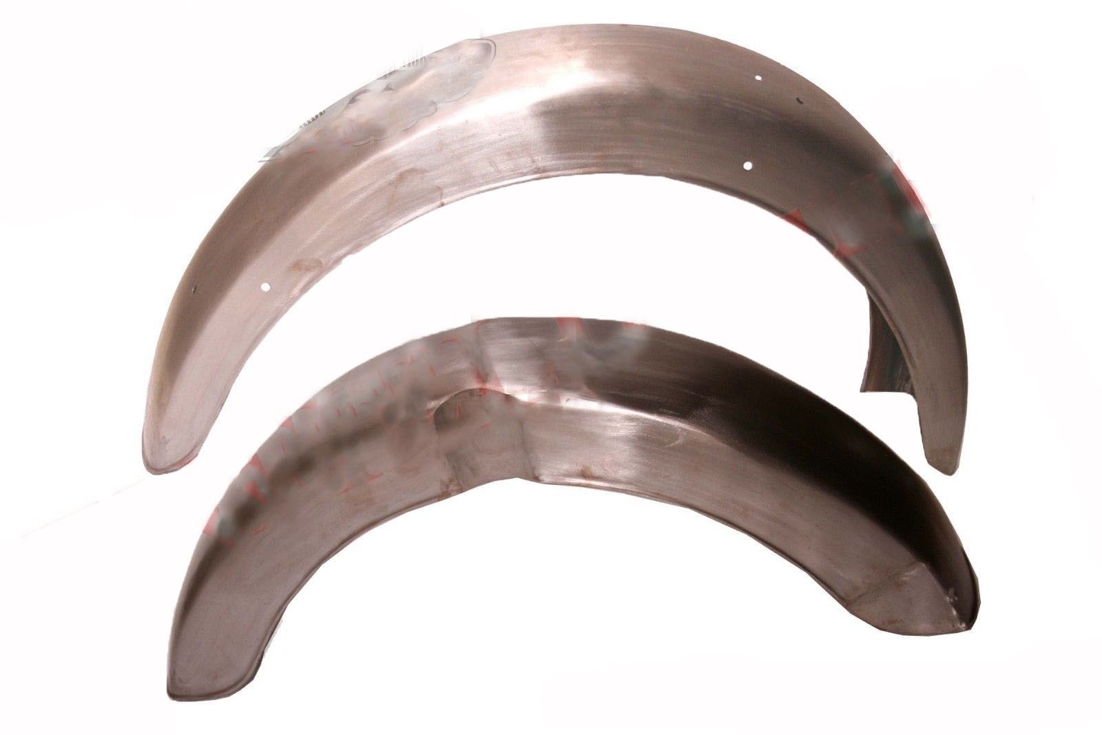 BSA Front & Rear Mudguard Fender Set Raw Bare Metal A7 A10 Swinging Arm  