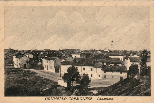 GRUMELLO CREMONESE Panorama Cremona Cartolina  - Picture 1 of 2