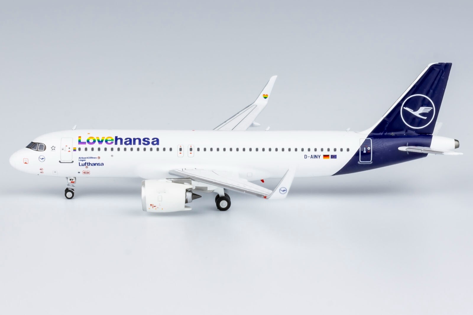 ルフトハンザ A320neo D-AINZ 1/400 Jcwings ルフトハンザ A320neo D-AINZ 1/400