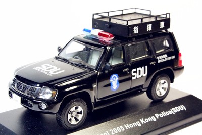 J-collection 1/43 Nissan Patrol 2005Y61 Hong Kong PoliceSDU Command Car