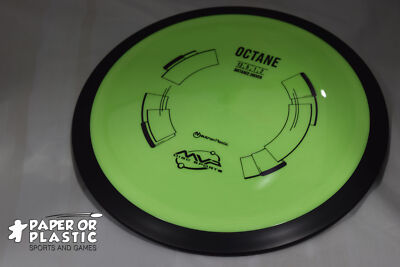 MVP Neutron OCTANE Disc Golf 174 G Distance Driver Neon Green NEW Black Stamp