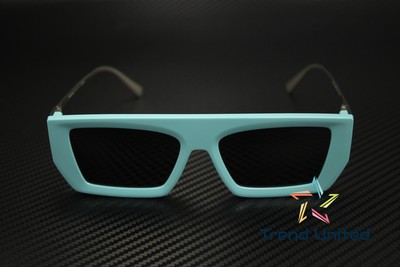 Pre-owned Tiffany & Co Tiffany Tf4214u 8388s4 Tiffany Blue Dark Grey 54 Mm Women's Sunglasses In Gray