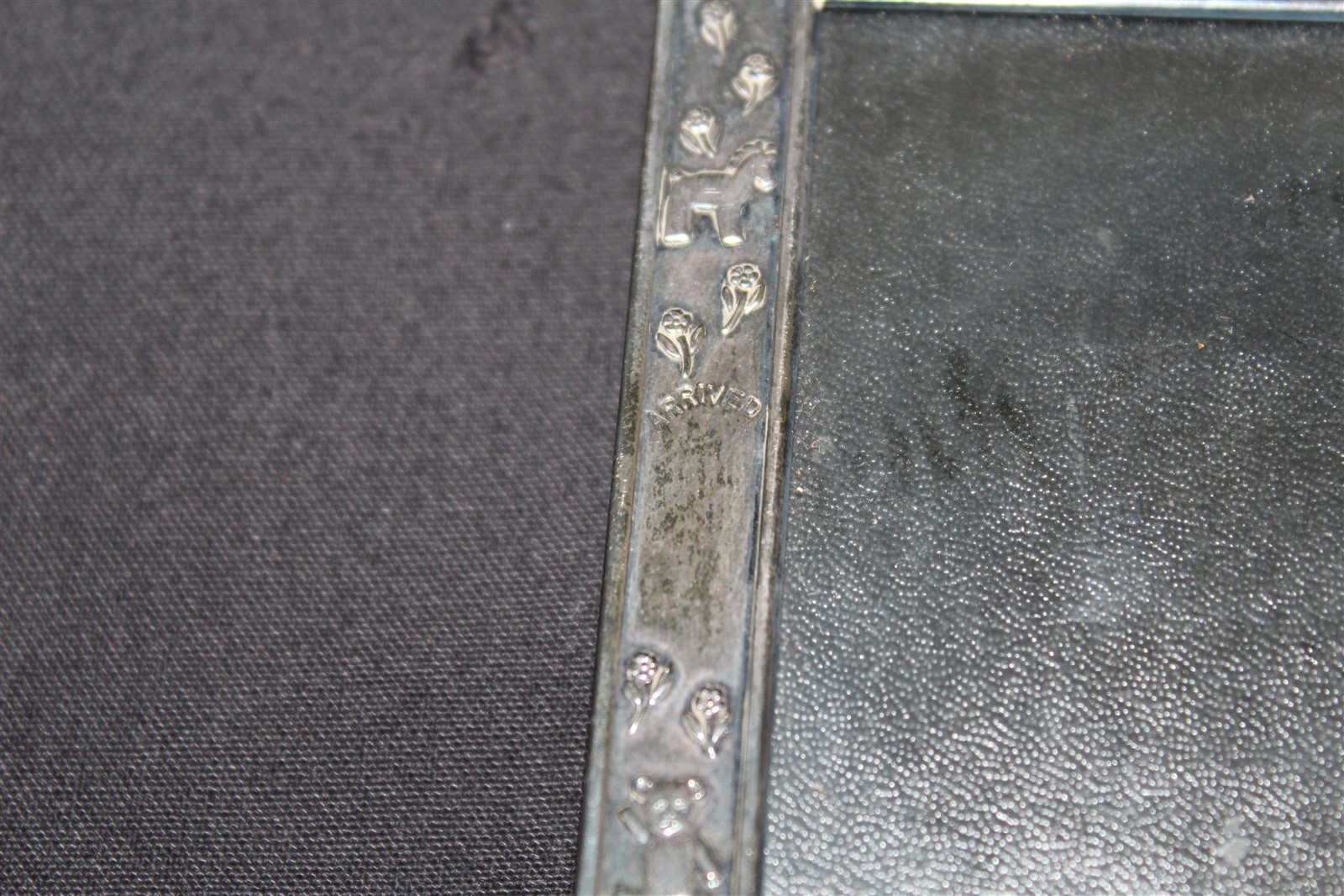Silver Plated Baby Picture Frame Can be Personalized 3
