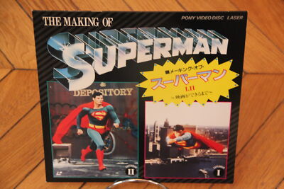 Superman: The Making of Superman I & II Laserdisc LD NTSC
