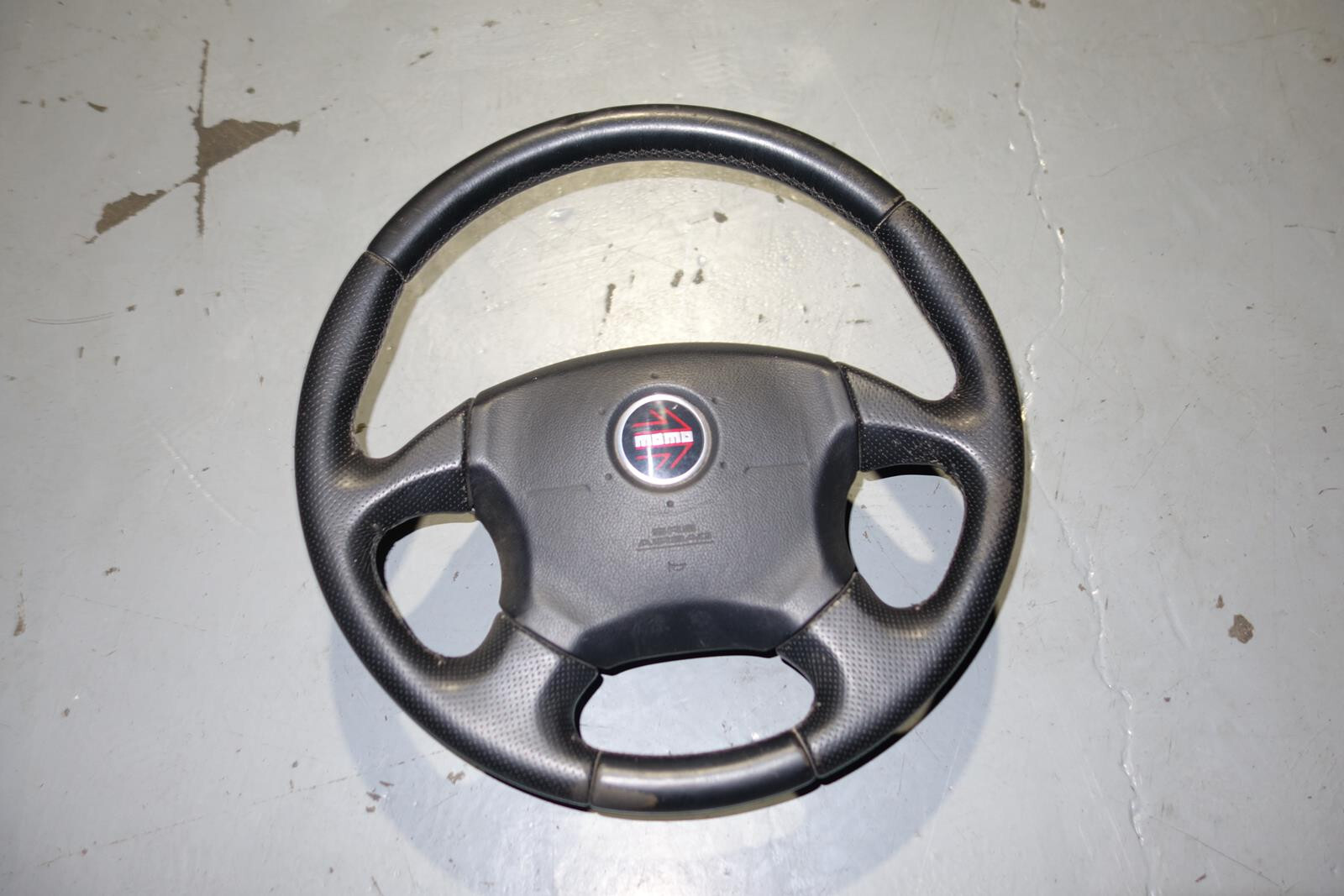 JDM Subaru Impreza WRX STi MOMO Steering Wheel & Hub 1993