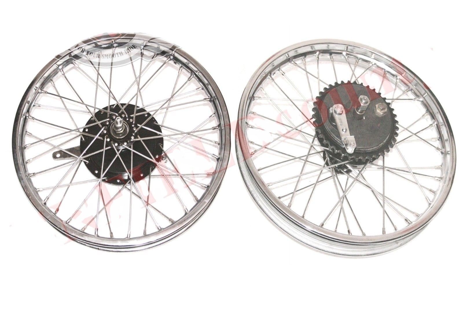 Fits Triumph 350 Front Rear Wheel Rim with Brake System  