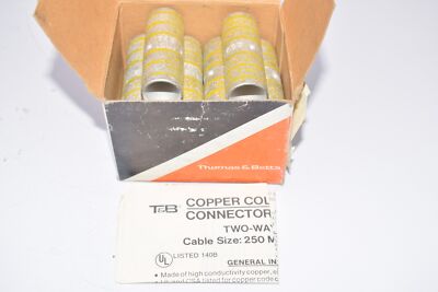 Pack of 10 NEW T&B Thomas & Betts 54513 Method Colored Keyed Connector Pressure 