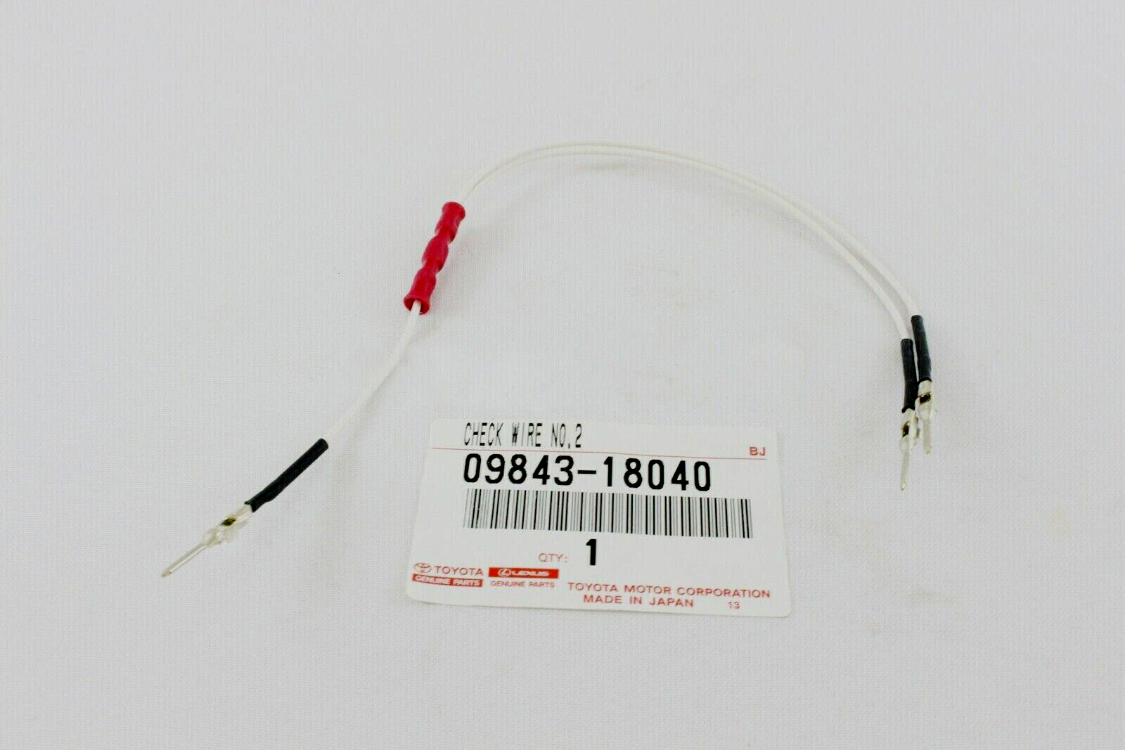 Toyota Check Wire No. 2 09843-18040 OEM JDM Japan Brand NEW