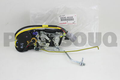 6904060200 Genuine Toyota LOCK ASSY, FRONT DOOR, LH 69040