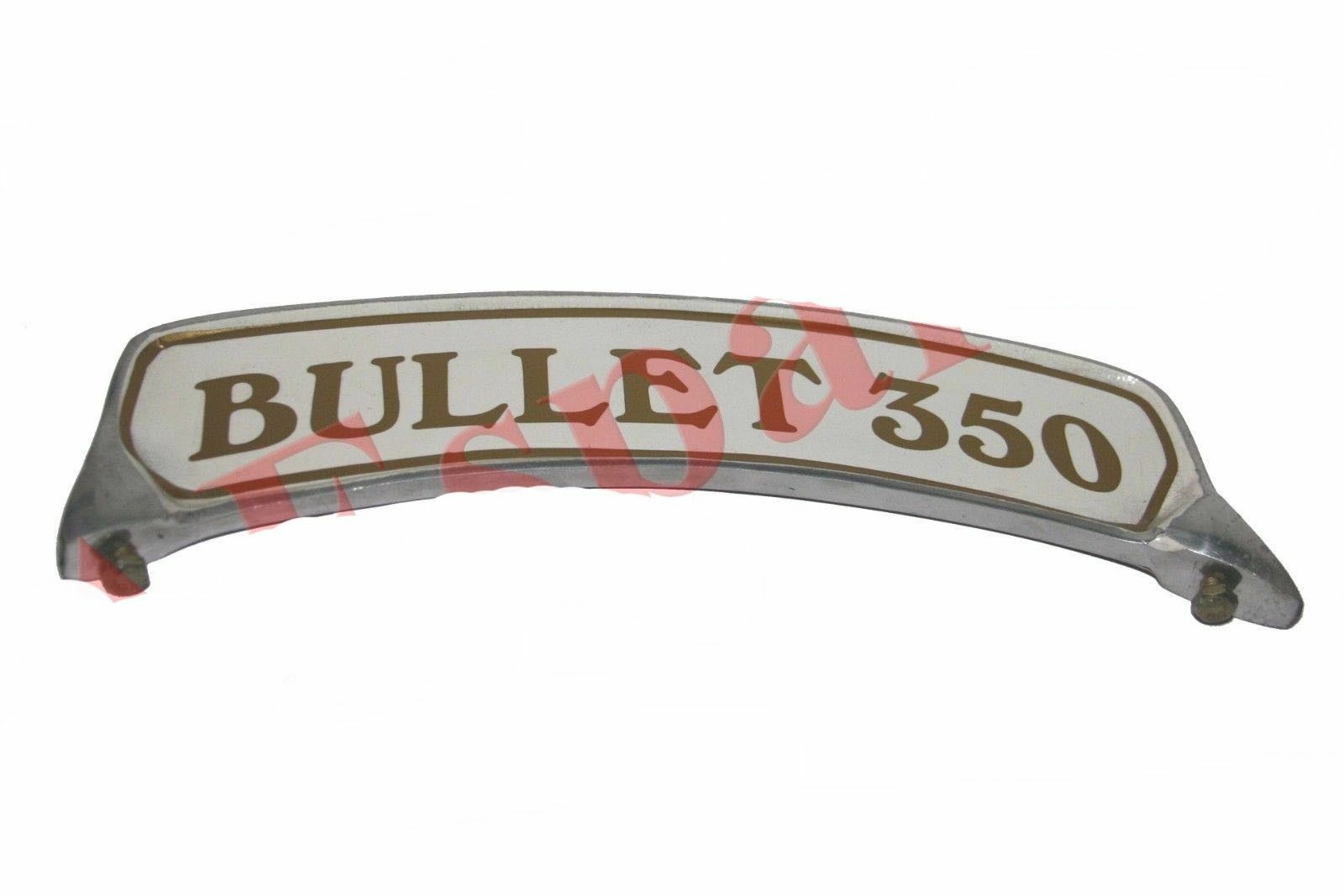 Fits Royal Enfield Vintage Front Mudguard Bullet 350 Number Plate Alloy 