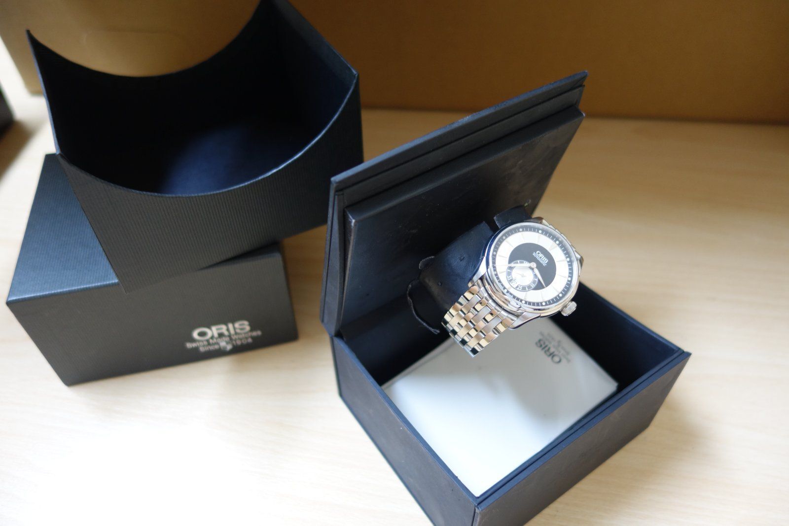 G38 Chronograph Junkers Darts Chronograph Herrenuhr Oris Artelier