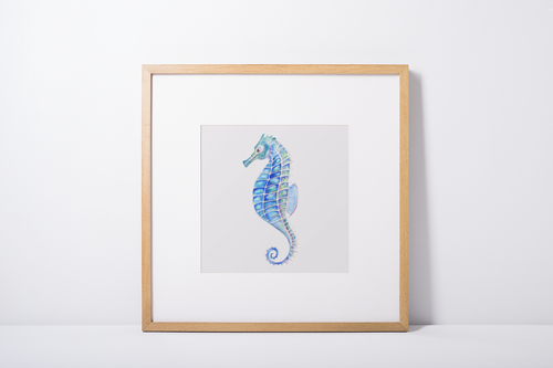 Orenco Originals Nautical Sea Horse Counted Cross Stitch Pattern