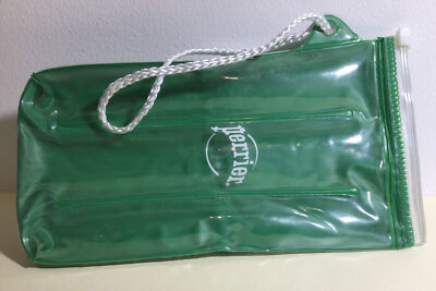 OBJET PUBLICITAIRE PERRIER - ÉTUI PORTABLE - MATELAS GONFLABLE - ÉTANCHE- EAU .