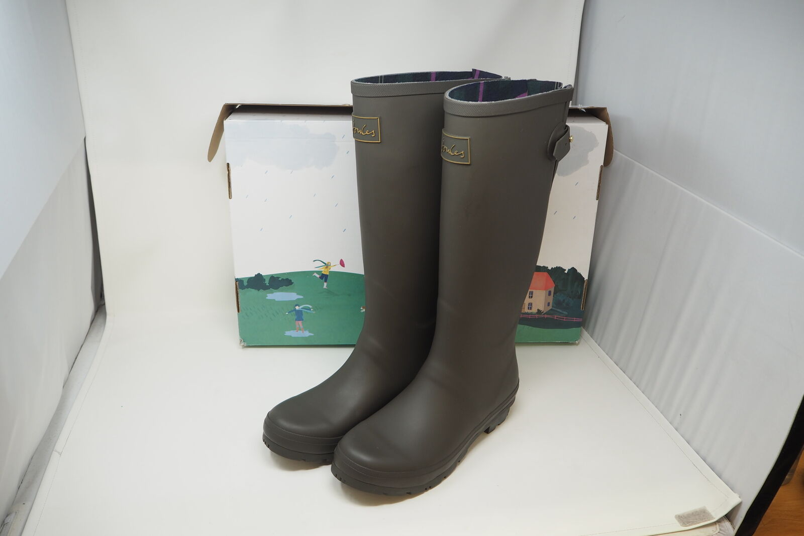 Joules Women s Field Welly Wellington Boots UK 8 eBay