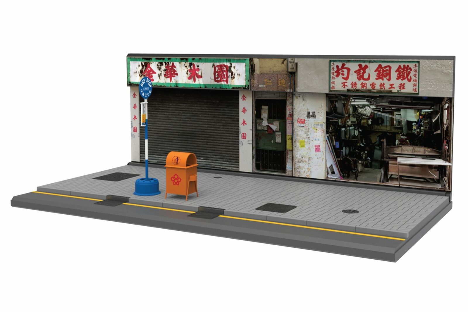 TINY Hong Kong City HK S4 Scale 1/35 Cartful Old Street TINY Hong Kong City HK S4 Scale 1/35 Cartful Old Street