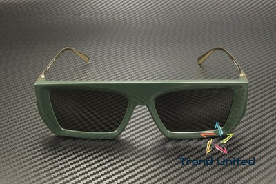 Pre-owned Tiffany & Co Tiffany Tf4214u 8390s4 Dark Emerald Dark Grey 54 Mm Women's Sunglasses In Gray