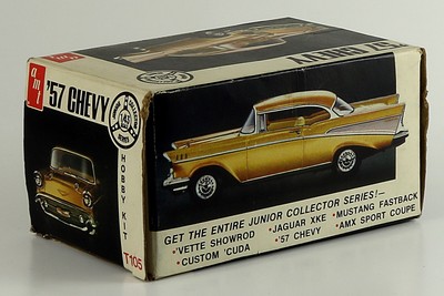 Boite VIDE * EMPTY box -  57 Chevy - Kit 1/43ème - AMT - #T105